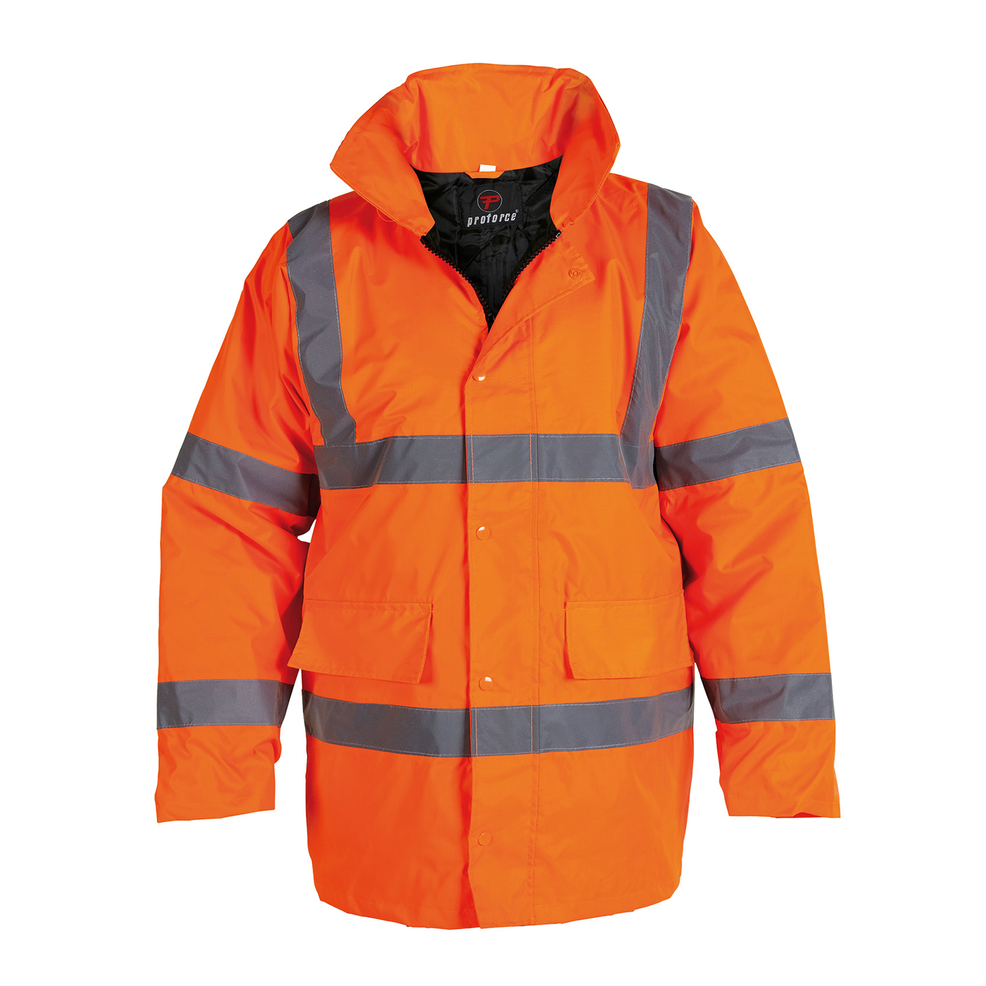 Proforce HJ05 Orange Class 3 Superior 300D Hi Vis Site Jacket